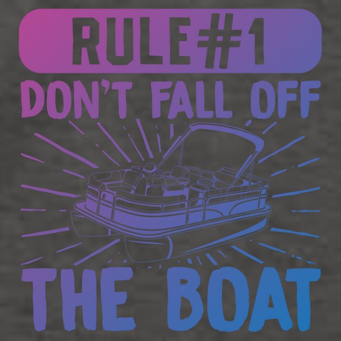 Rule 1 Don’T Fall Off The Boat Boating Sailing Boat Owner Gift Vector Backpack