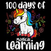 Retro 100 Days Of Magical Learning Unicorn 100th Day Daily Commute Backpack