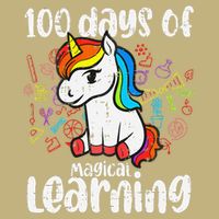 Retro 100 Days Of Magical Learning Unicorn 100th Day Mousepad