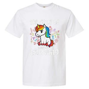 Retro 100 Days Of Magical Learning Unicorn 100th Day Garment-Dyed Heavyweight T-Shirt