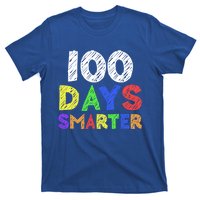 Retro 100 Days Of School 100 Days Smarter Brighter Cute Gift T-Shirt