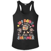 Retro 100 Days Of Making The Whole Class Shimmer Disco Ball Ladies PosiCharge Competitor Racerback Tank