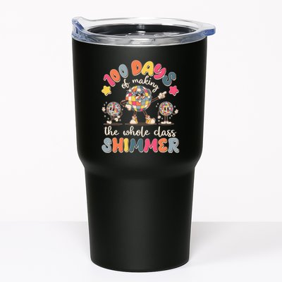 Retro 100 Days Of Making The Whole Class Shimmer Disco Ball Tumbler