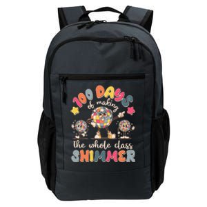 Retro 100 Days Of Making The Whole Class Shimmer Disco Ball Daily Commute Backpack