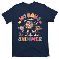 Retro 100 Days Of Making The Whole Class Shimmer Disco Ball T-Shirt