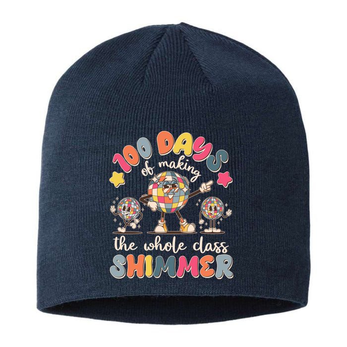 Retro 100 Days Of Making The Whole Class Shimmer Disco Ball Sustainable Beanie