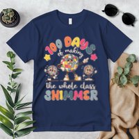 Retro 100 Days Of Making The Whole Class Shimmer Disco Ball Premium T-Shirt