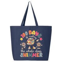 Retro 100 Days Of Making The Whole Class Shimmer Disco Ball 25L Jumbo Tote