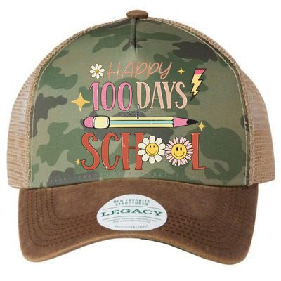 Happy 100th Day of School Shirt for Teacher or Child Legacy Tie Dye Trucker Hat