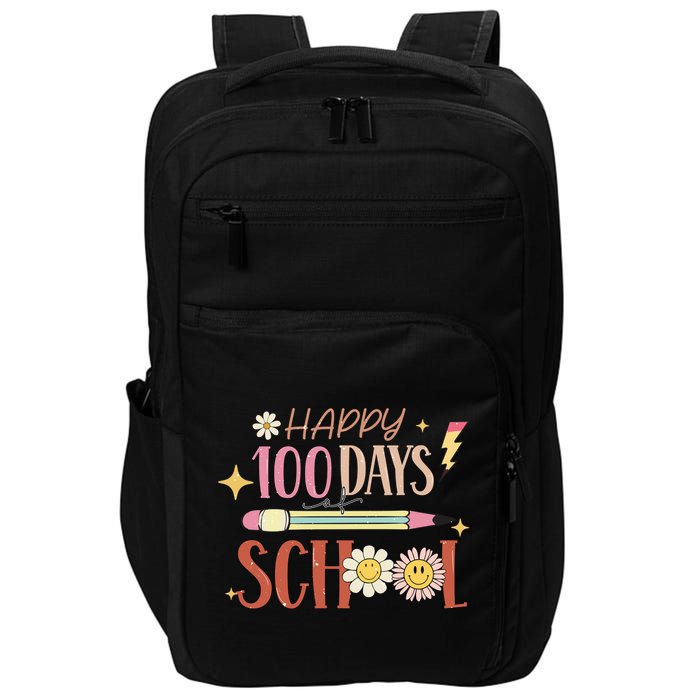 Happy 100th Day of School Shirt for Teacher or Child Impact Tech Backpack