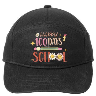 Happy 100th Day of School Shirt for Teacher or Child 7-Panel Snapback Hat