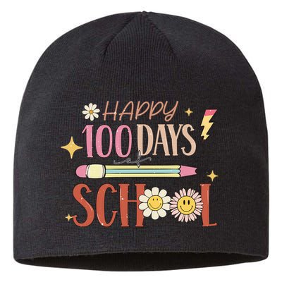 Happy 100th Day of School Shirt for Teacher or Child Sustainable Beanie