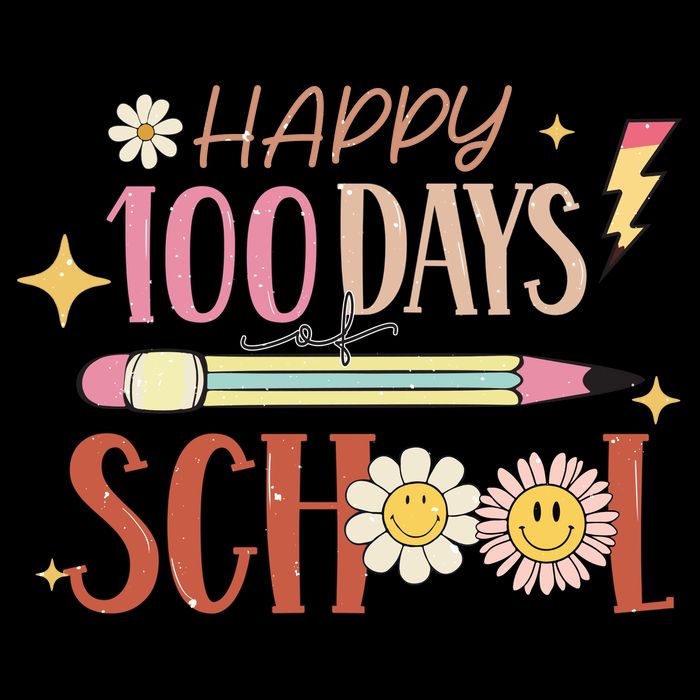 Happy 100th Day of School Shirt for Teacher or Child Sustainable Knit Beanie