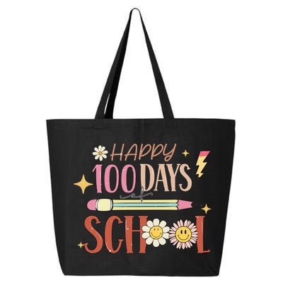 Happy 100th Day of School Shirt for Teacher or Child 25L Jumbo Tote