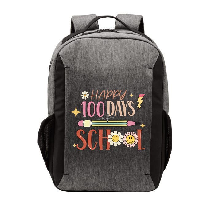 Happy 100th Day of School Shirt for Teacher or Child Vector Backpack