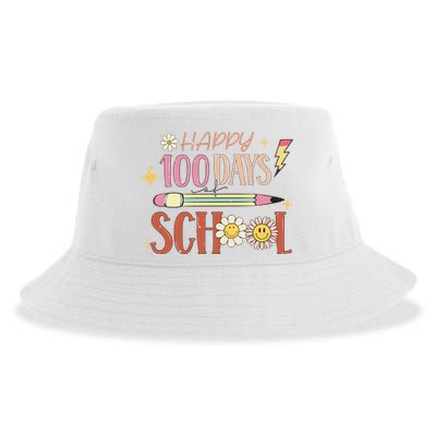 Happy 100th Day of School Shirt for Teacher or Child Sustainable Bucket Hat