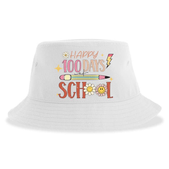 Happy 100th Day of School Shirt for Teacher or Child Sustainable Bucket Hat