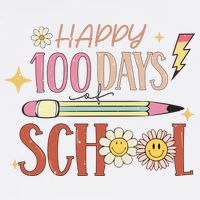 Happy 100th Day of School Shirt for Teacher or Child Sustainable Bucket Hat