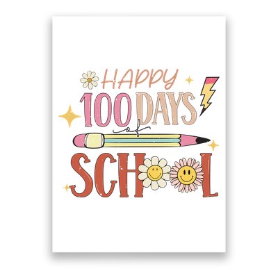 Happy 100th Day of School Shirt for Teacher or Child Poster
