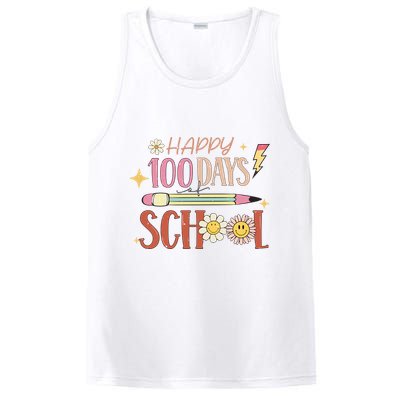 Happy 100th Day of School Shirt for Teacher or Child PosiCharge Competitor Tank