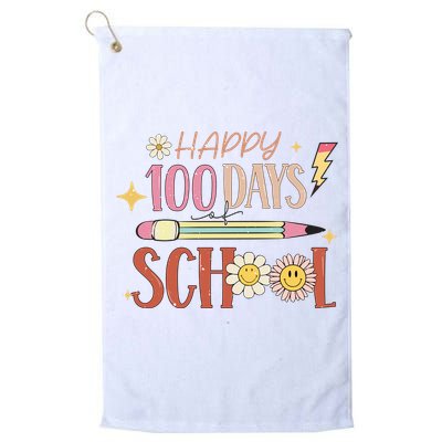 Happy 100th Day of School Shirt for Teacher or Child Golf Towel