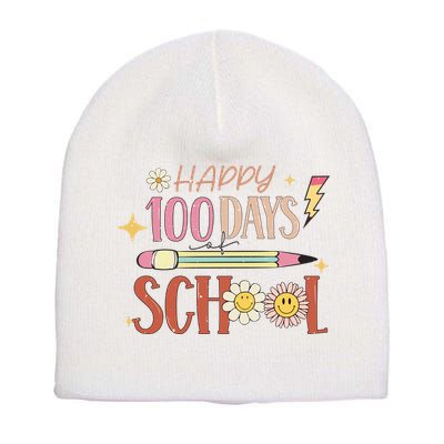 Happy 100th Day of School Shirt for Teacher or Child Short Acrylic Beanie