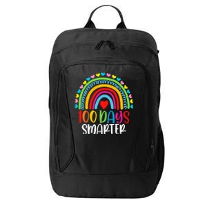 Rainbow 100 Days Of School 100 Days Smarter Gift City Backpack