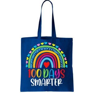 Rainbow 100 Days Of School 100 Days Smarter Gift Tote Bag