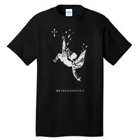 Revelations 129 Fallen Angel Satan Biblical Art Tall T-Shirt