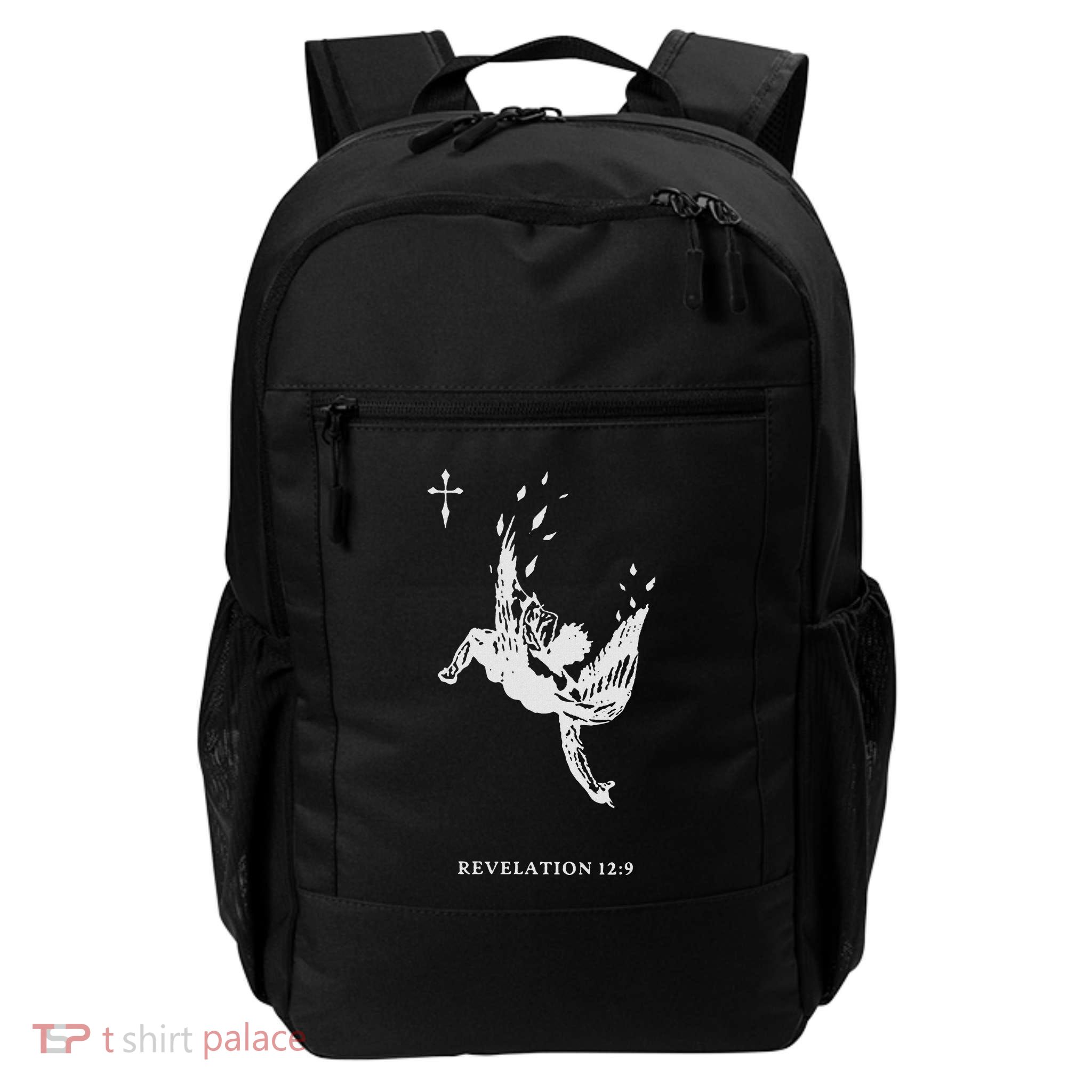 Revelations 129 Fallen Angel Satan Biblical Art Daily Commute Backpack