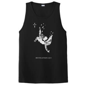 Revelations 129 Fallen Angel Satan Biblical Art PosiCharge Competitor Tank