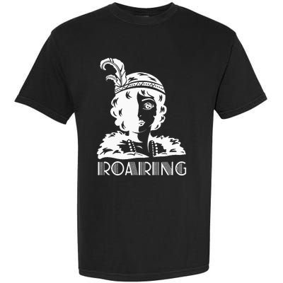 ROARING 1920's Great Gatsby Glamorous Woman Flapper Garment-Dyed Heavyweight T-Shirt