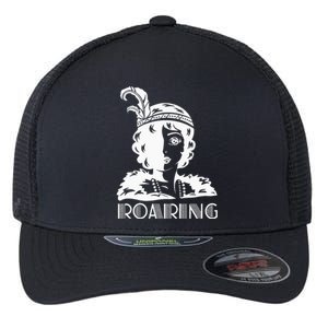 ROARING 1920's Great Gatsby Glamorous Woman Flapper Flexfit Unipanel Trucker Cap