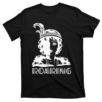 ROARING 1920's Great Gatsby Glamorous Woman Flapper T-Shirt