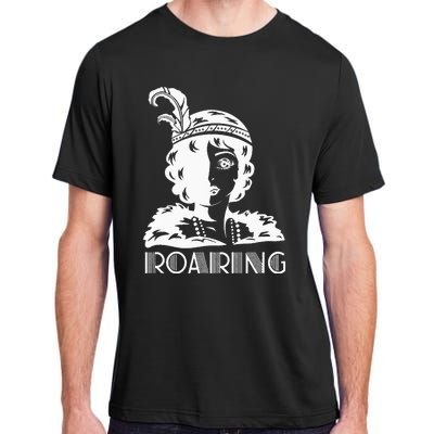 ROARING 1920's Great Gatsby Glamorous Woman Flapper Adult ChromaSoft Performance T-Shirt