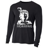 ROARING 1920's Great Gatsby Glamorous Woman Flapper Cooling Performance Long Sleeve Crew