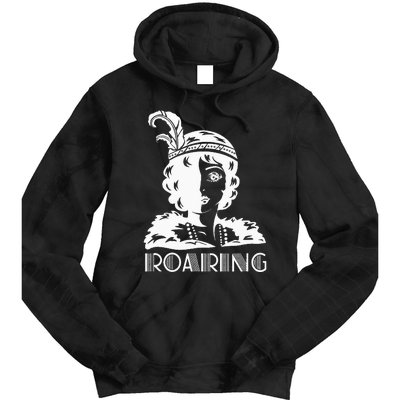 ROARING 1920's Great Gatsby Glamorous Woman Flapper Tie Dye Hoodie