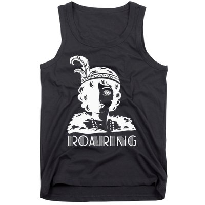 ROARING 1920's Great Gatsby Glamorous Woman Flapper Tank Top