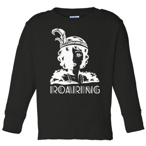 ROARING 1920's Great Gatsby Glamorous Woman Flapper Toddler Long Sleeve Shirt