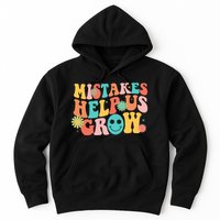 Retro 1960s Hippie Mistakes Help Us Grow Hoodie