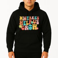 Retro 1960s Hippie Mistakes Help Us Grow Hoodie