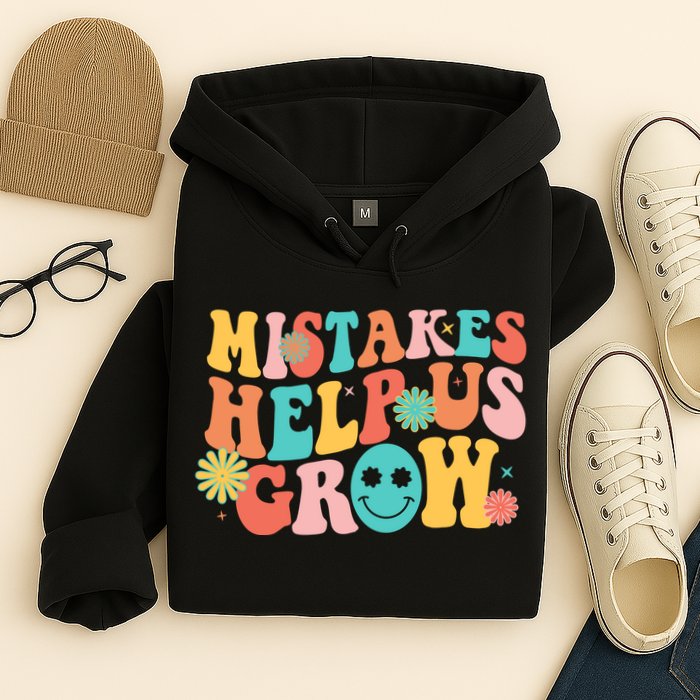 Retro 1960s Hippie Mistakes Help Us Grow Hoodie