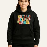 Retro 1960s Hippie Mistakes Help Us Grow Hoodie