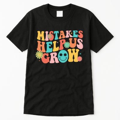 Retro 1960s Hippie Mistakes Help Us Grow Tall T-Shirt