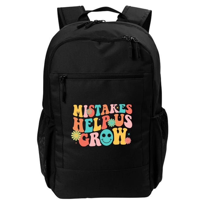 Retro 1960s Hippie Mistakes Help Us Grow Backpack