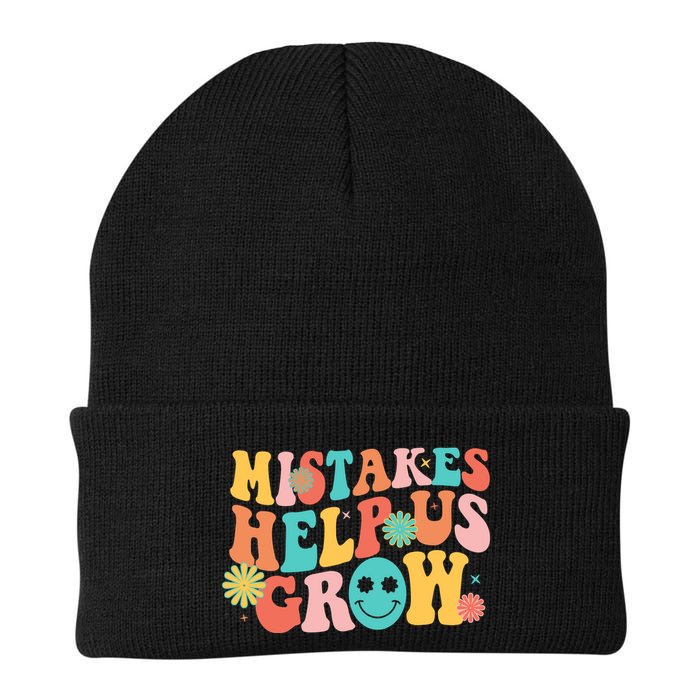 Retro 1960s Hippie Mistakes Help Us Grow Beanie