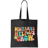 Retro 1960s Hippie Mistakes Help Us Grow Bag