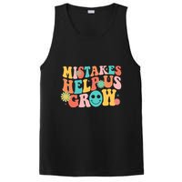 Retro 1960s Hippie Mistakes Help Us Grow PosiCharge Competitor Tank