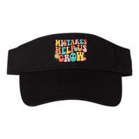 Retro 1960s Hippie Mistakes Help Us Grow Visor