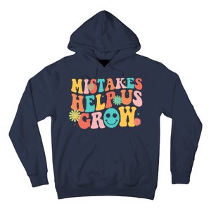 Retro 1960s Hippie Mistakes Help Us Grow Hoodie